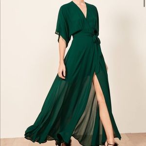 Reformation Emerald Winslow Dress